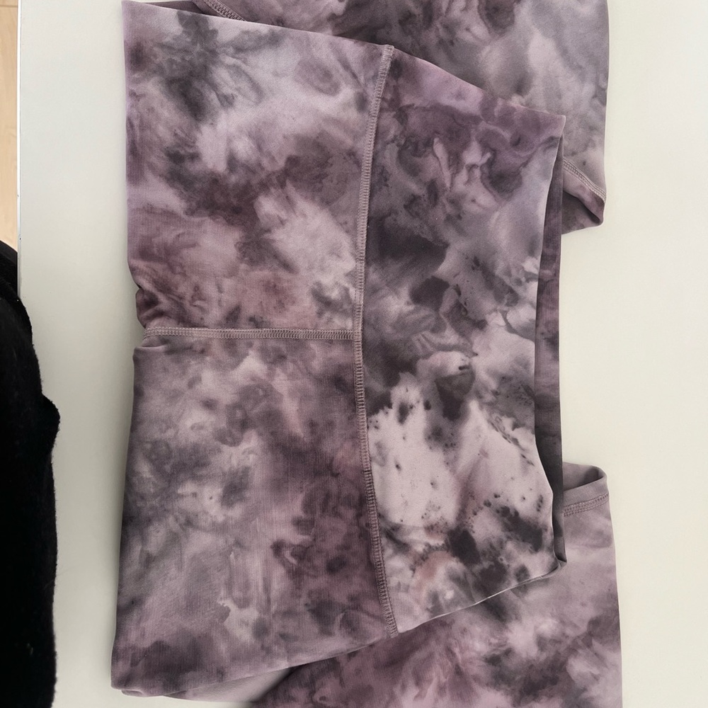 Purple Tie-Dye Leggings - Picture 5 of 5